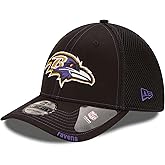 New Era Unisex-Adult NFL 39THIRTY Team Color Neo Primary Logo Stretch Fit Flex Football Cap Hat