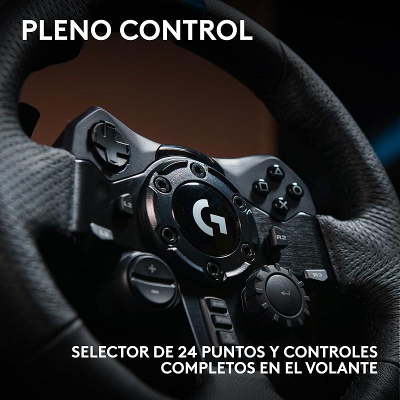 G923 Racing Wheel y Pedals para Playstation & PC - Negro