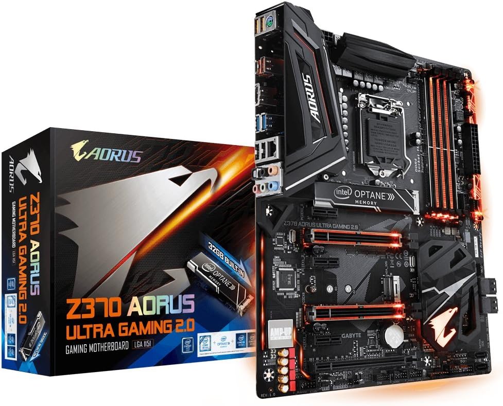 Gigabyte Z370 AORUS ULTRA GAMING 2.0 Motherboard 1151 DDR4 Intel Optane