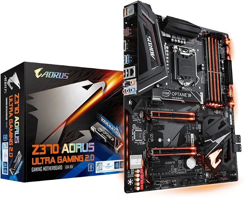 Gigabyte Z370 AORUS ULTRA GAMING 2.0 Motherboard 1151 DDR4 Intel Optane