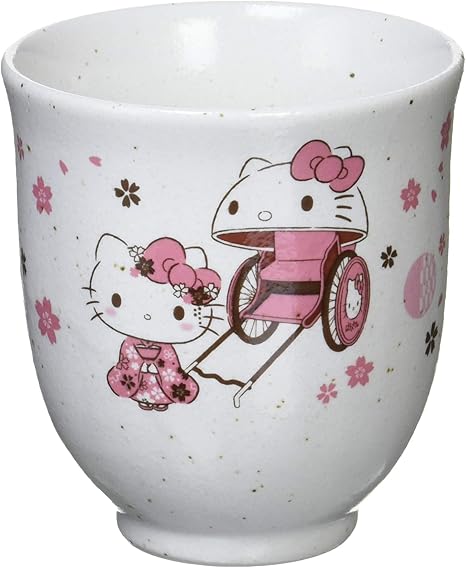 Amazon ハローキティ はろうきてぃ和食器 ゆのみ さくら 日本製 湯呑み オンライン通販