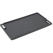 Amazon.com: HAWOK Cast Iron Griddle 2-in-1 Reversible ...