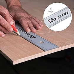 Kapro - 308 Straight Edge Ruler - ⅛” and