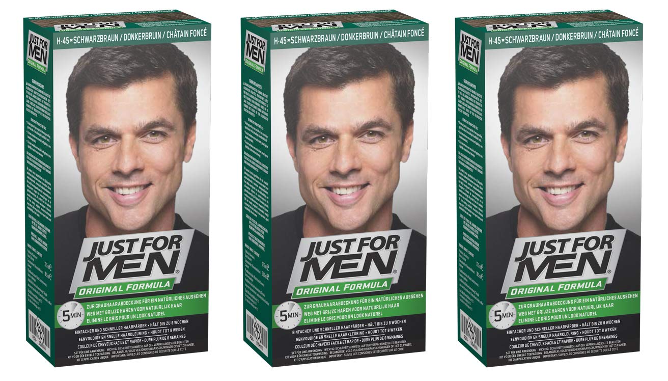 Buy 3 X Just For Men Hair Colour Original Formula Dark Brown