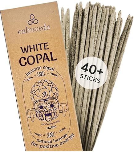 100% Pure Copal Incense Sticks - 10 Pack Handcrafted In Mexico 10.5 Inch Varitas De Inciense