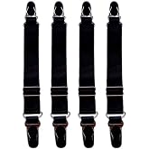 Gragengs Fixing Clip Non-Slip Boot Clip Garter Adjustable Elastic Belt Two-Way Stocking Garter Multifunctional