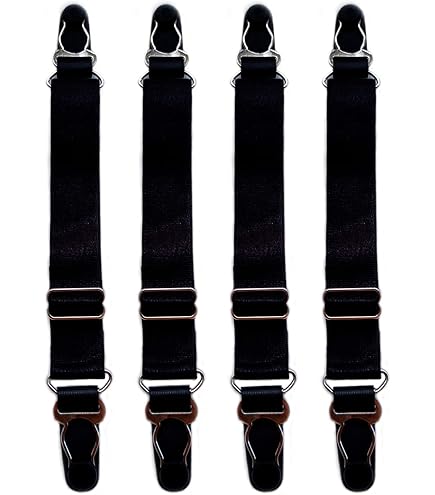 Amazon.com: GSHLLO 100 PCS Plastic Garter Clips, Black, 33 x 12 mm :  Clothing, Shoes & Jewelry