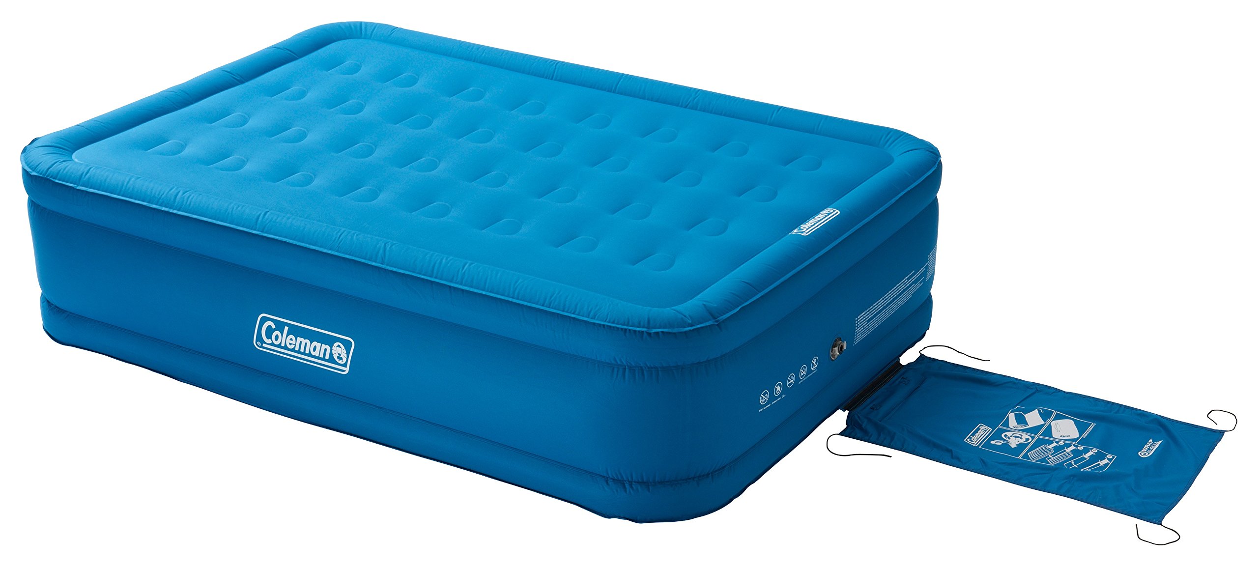 Coleman Airbed Extra Durable Single/Double/Raised Double, Camping bed, Flocked Single/Double Air