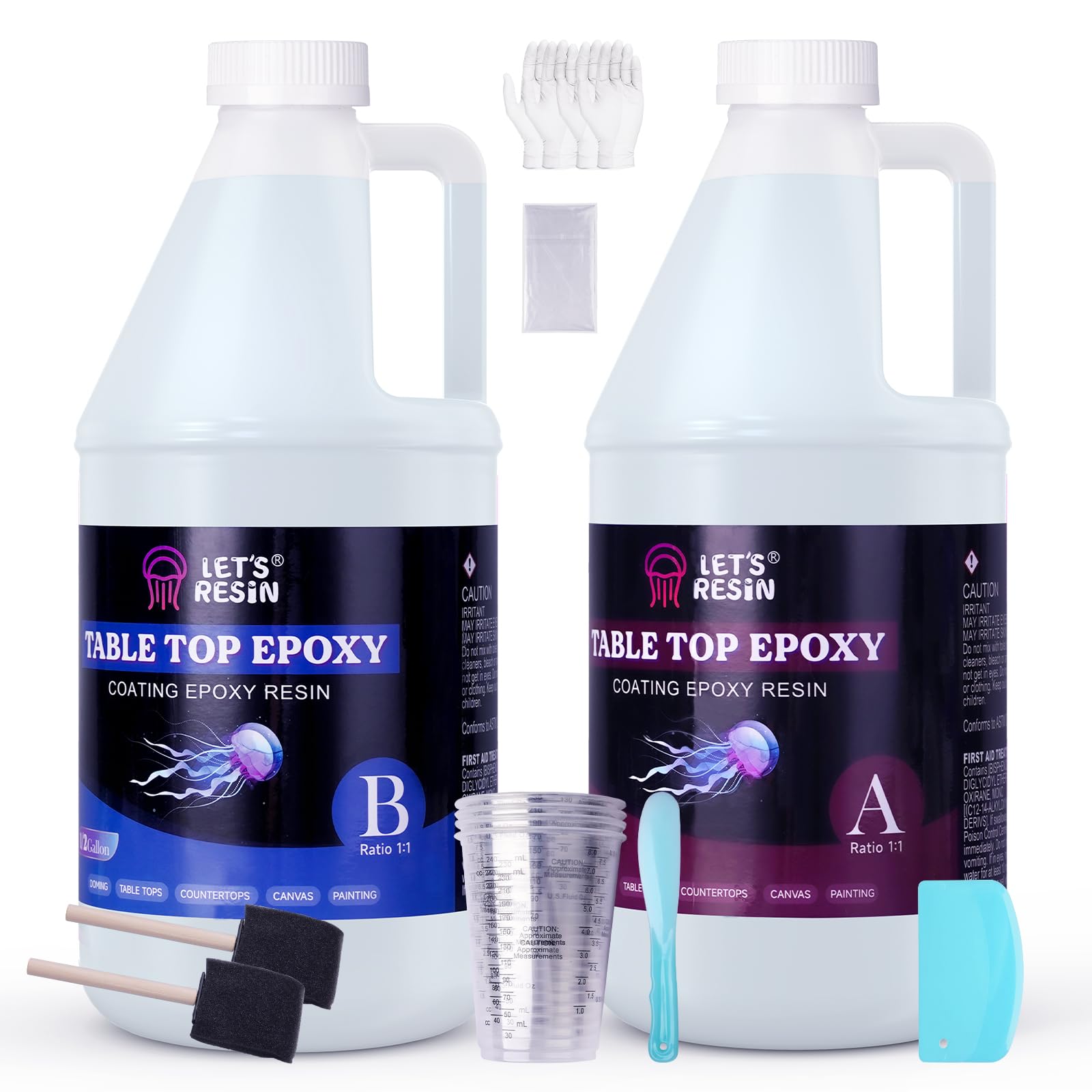 LET'S RESIN Table Top Epoxy Resin 1 Gallon