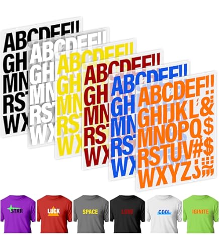 Iron On Letters For Clothing - Yellow Dura-Felt Heat Transfer Letters For Custom Tshirts & DIY Crafts