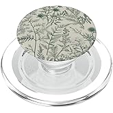 Sage Garden Green Floral PopSockets PopGrip for MagSafe