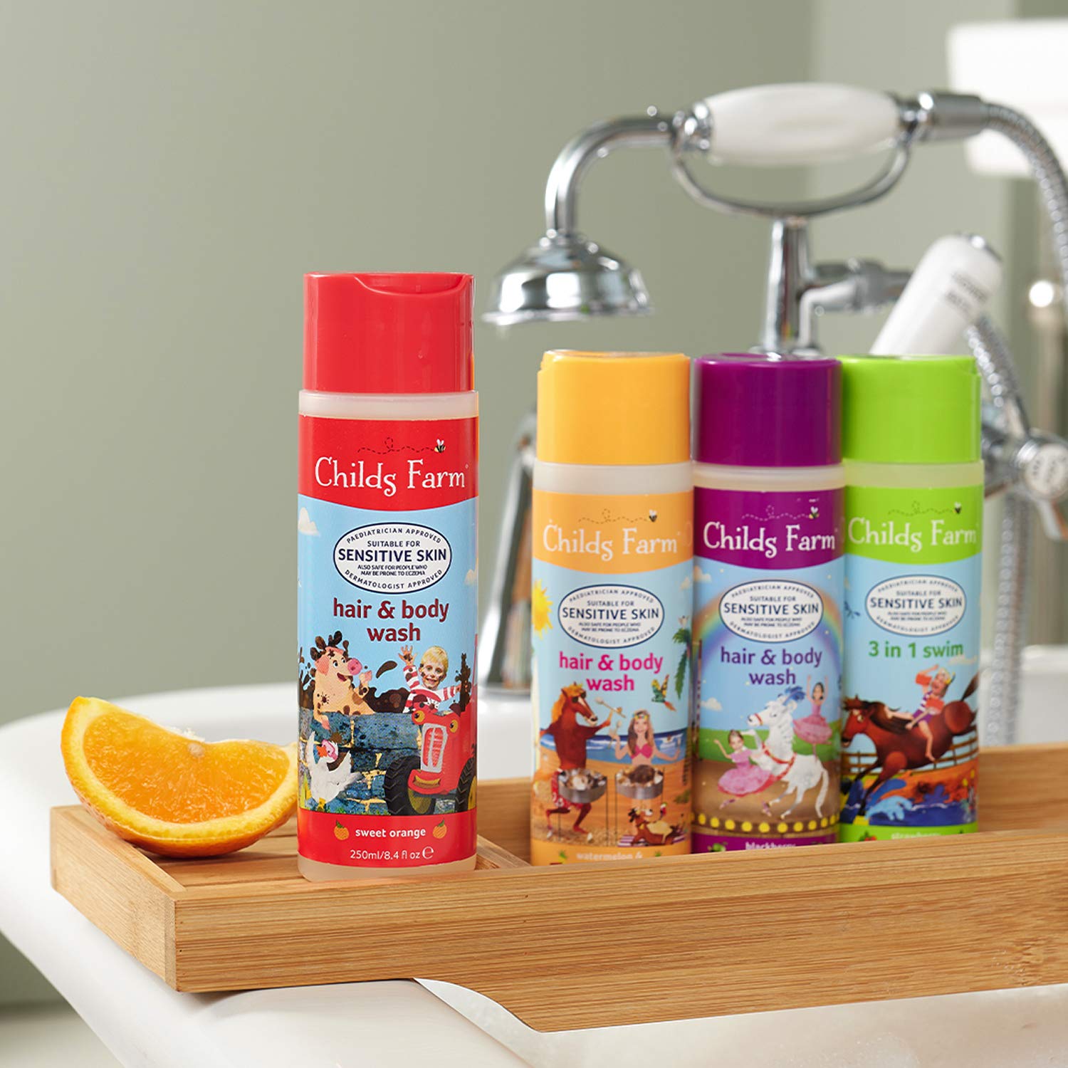 childs farm shampoo and body wash