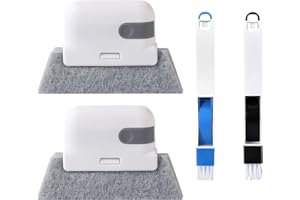 Chris.W 4 PCS Window Track Cleaner Tool, Gap Brush Groove Cleaner, Gap Cleaning Brush Small Spaces, Window Track Cleaning Too