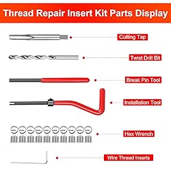 JMMRRR Thread Repair Kit M6 X 1.0mm, Metric Thread