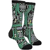 YISHOW Funny Novelty Crazy Crew Men's Women's Casual Dress Socks