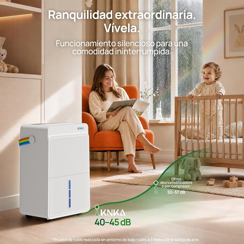 Deshumidificador 25L/día Desumidifador Tres Modos de Funcionamiento
