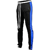 SCREENSHOT-Track Pants S41700 Mens Premium Slim Athletic Fitness Lifestyle Workout Bottoms - Classic Fit