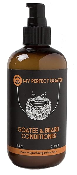 MY PERFECT GOATEE® PREMIUM BEARD CONDITIONER HYDRATING FACIAL HAIR FORMULA (8.5 OZ BEARD CONDITIONER) – ELIMINATES ITCHINESS AND DRYNESS – REDUCES SPLIT ENDS