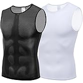 qualidyne Men's Cycling Base Layer Quick Dry Bike Undershirt Sleeveless Biking Jersey Bicycle Tops Sports Vest Breathable