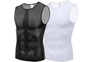 qualidyne Men's Cycling Base Layer Quick Dry Bike Undershirt Sleeveless Biking Jersey Bicycle Tops Sports Vest Breathable