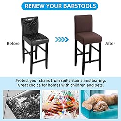 YISUN Waterproof Bar Stool Covers, Stretch Pub