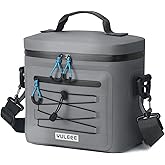 Yuleee Cooler Bag, 7/16/30 Can Soft Sided Small Portable Insulated Cooling Pack, Everyday Lunch Cooler, Leakproof Ice Chest for Beach, Camping, Travel, Picnic