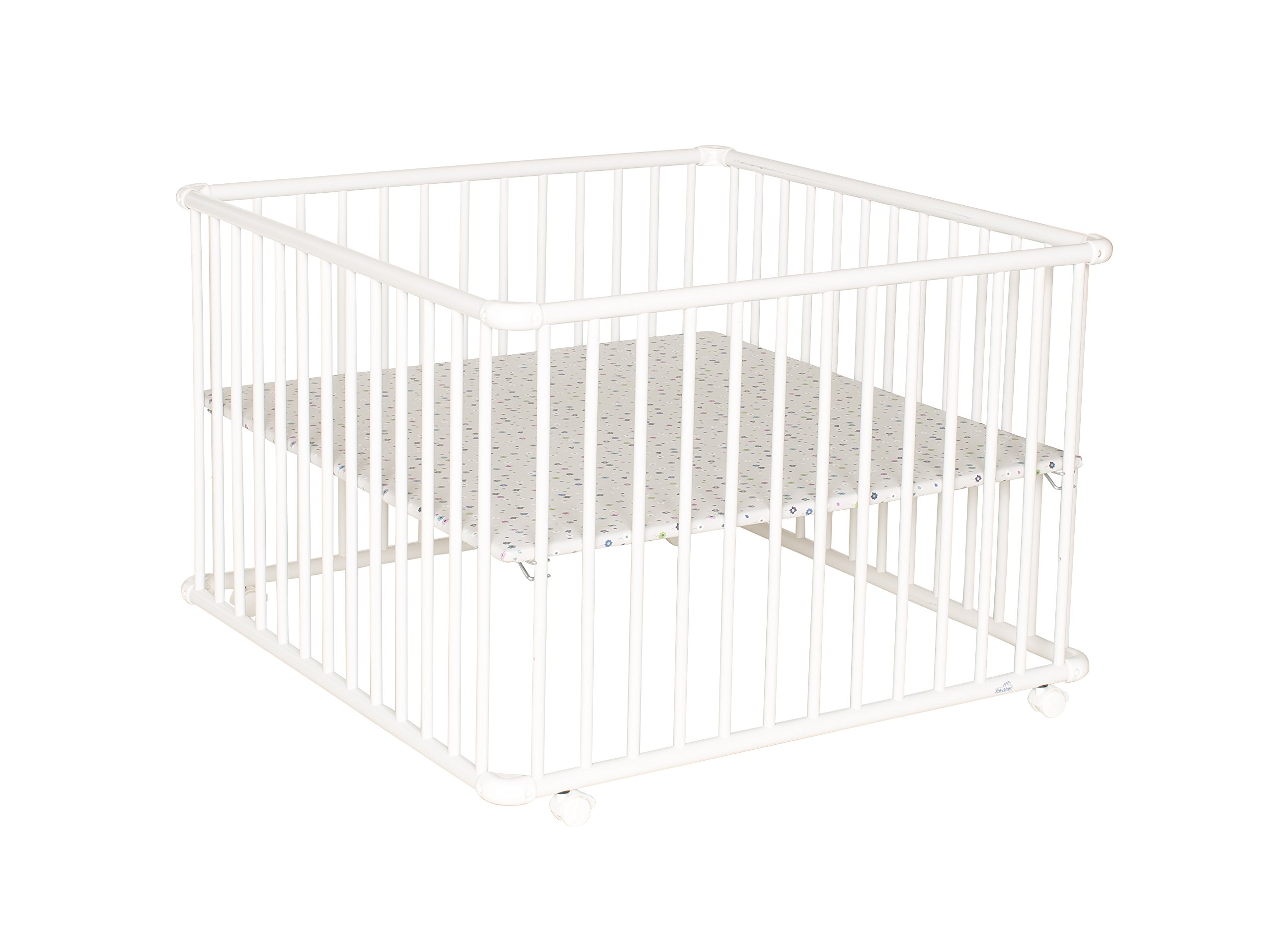Geuther Belami Big Play Pen Flowers White Buy Online In Aruba At Desertcart