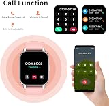 Popglory Smartwatch 1.85" Text Call Fitness Tracker BP SpO2 HR Sleep Android iOS view 2