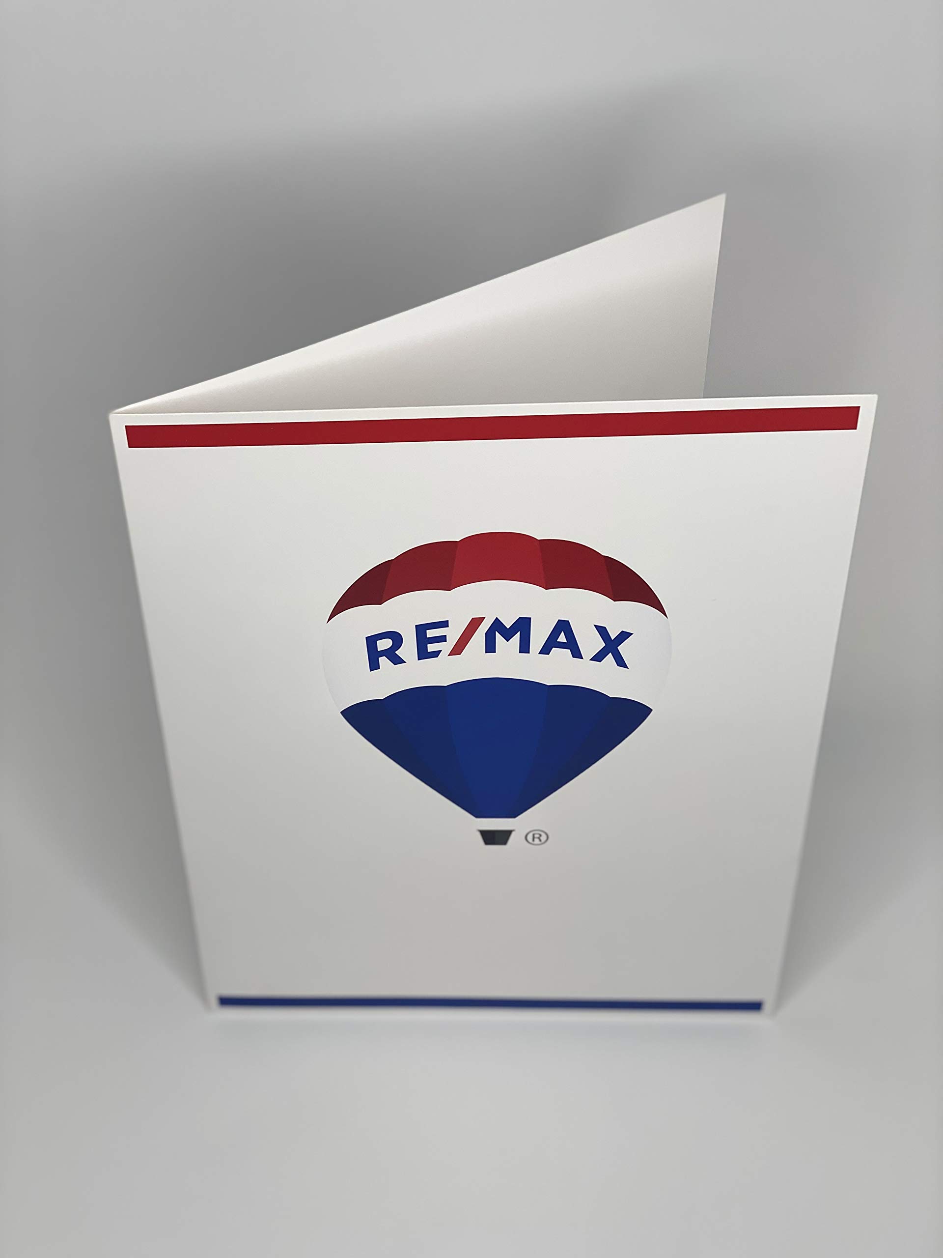 RE/MAX Folders "N01-White" 25 Pack