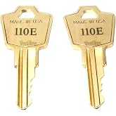 HON 110E File Cabinet Replacement Keys Dark Engraved Vertikee(TM)