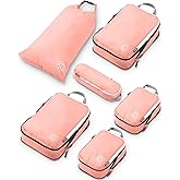 Compression Packing Cubes Set for Travel - Lightweight, Durable Clothes Organizer for Carry-On Luggage and Suitcases by TRIPPED Travel Gear