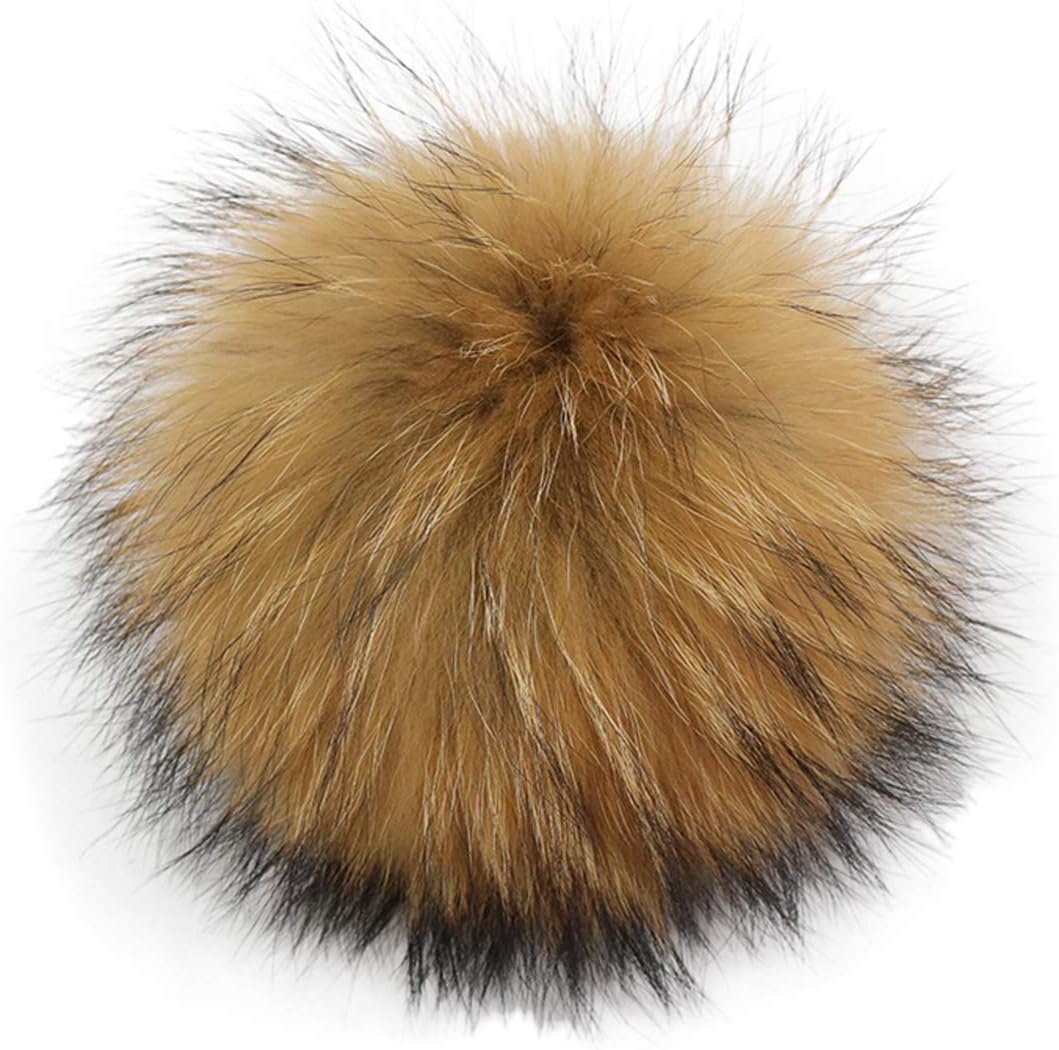Fur Pom Ball Shoes Boots Hats Handbag Charms DIY Snap Button Primary Color 13