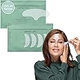 Dermaclara Silicone Facial Patches - Anti-Wrinkle Face Patches for Frown, Smile Lines & Forehead, Reusable Overnight Silicone Wrinkle Pads, Up to 30 Uses - 4 Under Eye Patches & 1 Forehead Patch