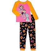 Paw Patrol Scary Cute Halloween Snug Fit Cotton Long Sleeve Pajamas, 2-Piece PJ Set (12M) Orange