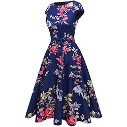 DRESSTELLS Cocktail Floral Dresses for Women