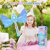 Britik Bubble Wand for Kids Light Music Fairy Princess Design 3-8 Years view 9