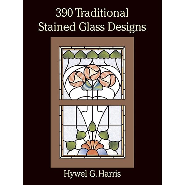 Amazon.com: Art Nouveau Stained Glass Pattern Book (Dover