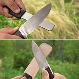 Sharpal 127N Dual-Grit Diamond Sharpening Stone with Leather Strop 325/1200 view 6