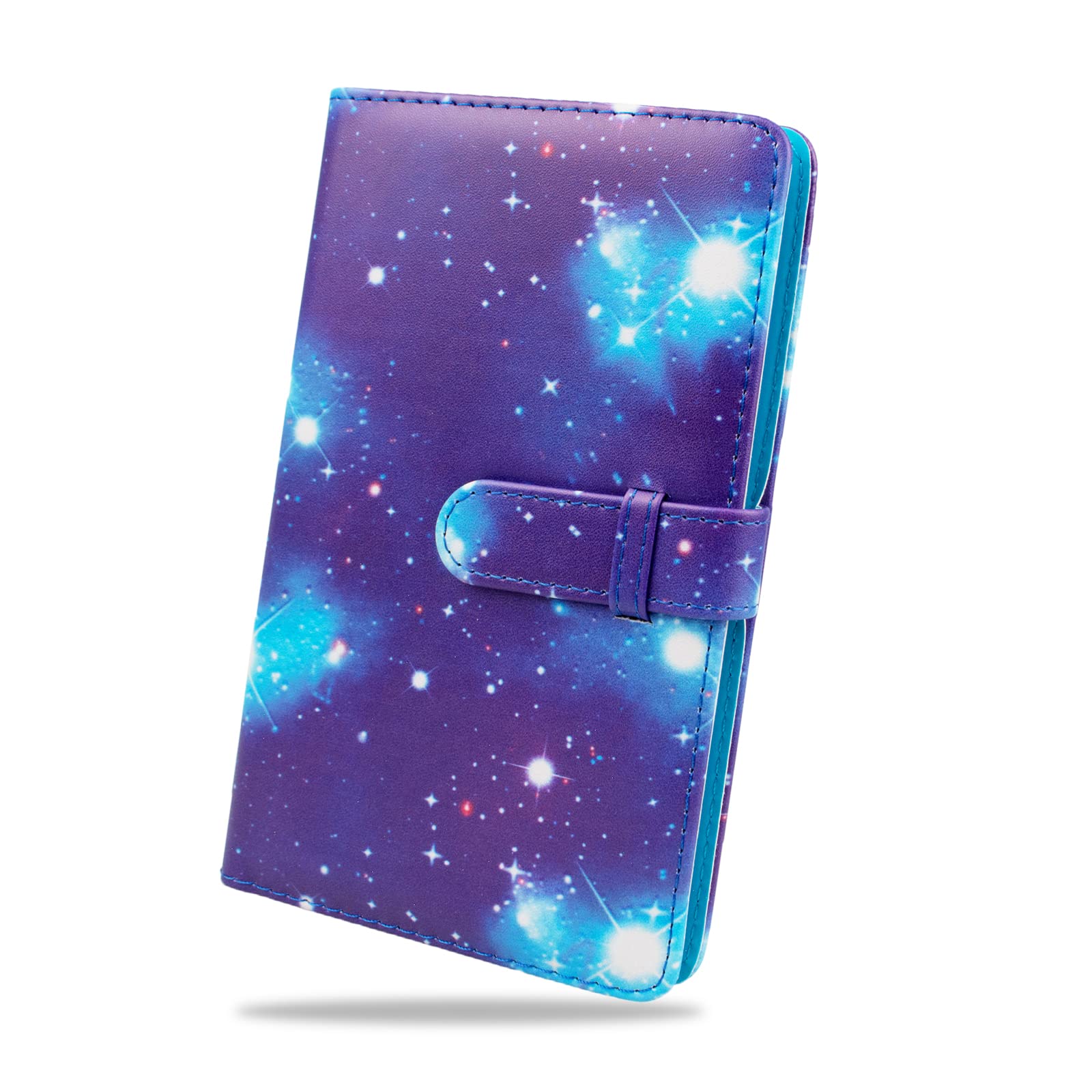 Rieibi 96 Pockets Mini Photo Album, Wallet PU Leather Photo Album for Fujifilm Instax Mini Evo/12/11/8/9/7s/25/70/90 Instant Camera, Shine Colorful Photo Album for Polaroid