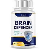 Brain Defender Supplement Pills, Official Brain Defender Advanced Formula Nootropic Capsules, All Natural Health and Wellness Support Formula Maximum Strength Ingredients Braindefender (60 Capsules)