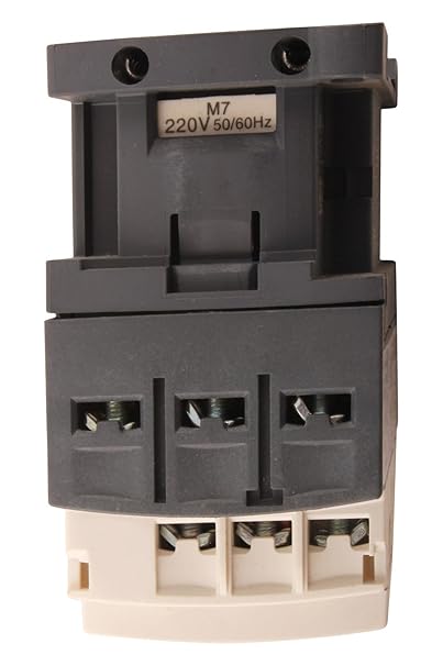 SCHNEIDER LC1D09M7 220 Volts Contactor (Black and Beige, 1 - Piece)