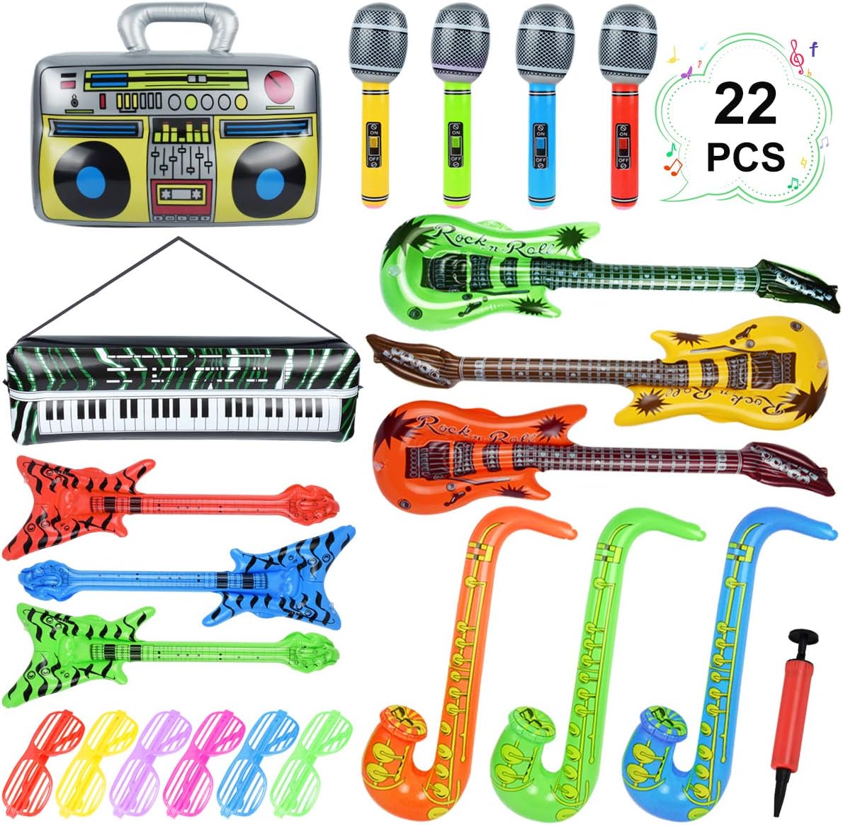 Inflatable Instruments Set 22Pcs