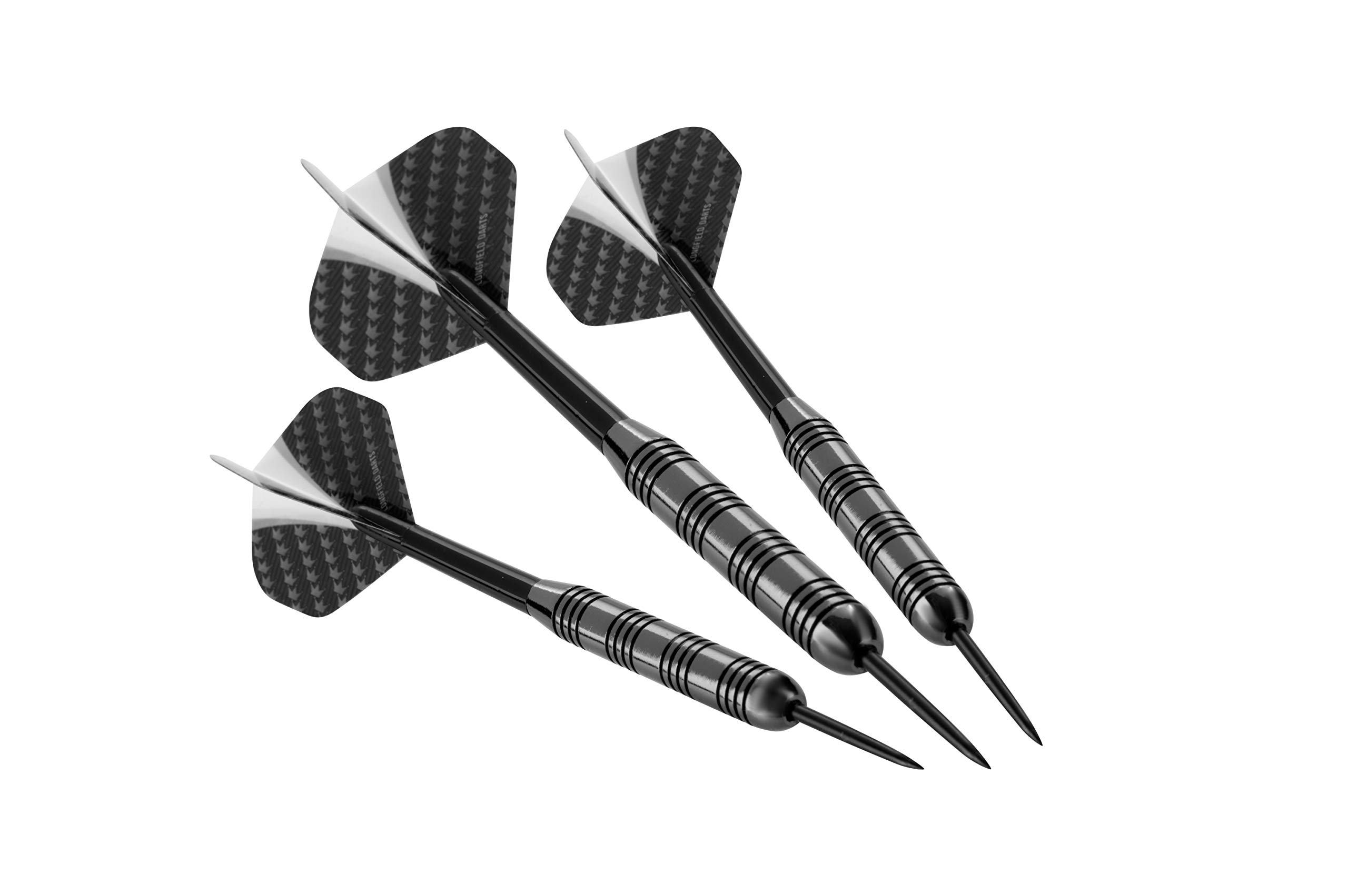 Engelhart Steeltip darts set (3 stuks), 23 gram and 222 GR, Levels; Leisure, Semi-Professional, Professional (Look tungsten 23 gram)