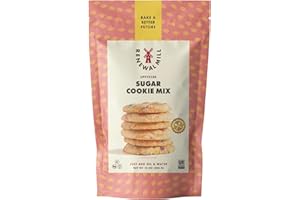 Renewal Mill Sugar Cookie Mix 15 oz, Gluten-Free, Vegan, Non-GMO, Upcycled Ingredients I Easy to Make, Only Requires Oil and Water, Kid-Friendly | Packaging May Vary
