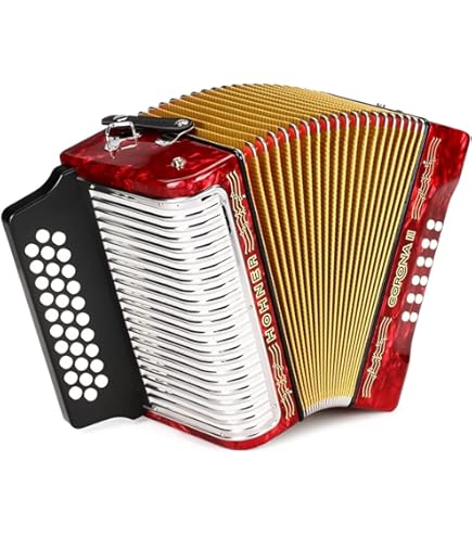 Amazon.com: Hohner Corona II F/Bb/Eb Diatonic Accordion