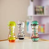 THE TWIDDLERS 3 Sensory Liquid Motion Timers Spiral Colors 15cm view 8