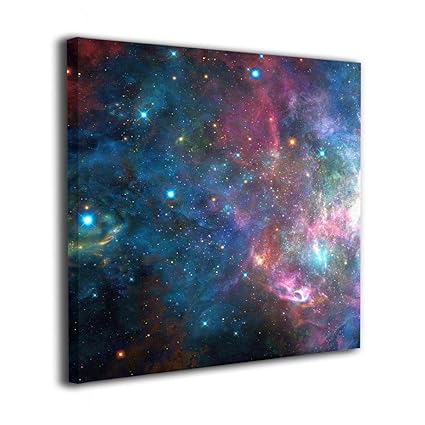 Amazon Com Galaxy Wall Painting Hanging Pictures None Frame