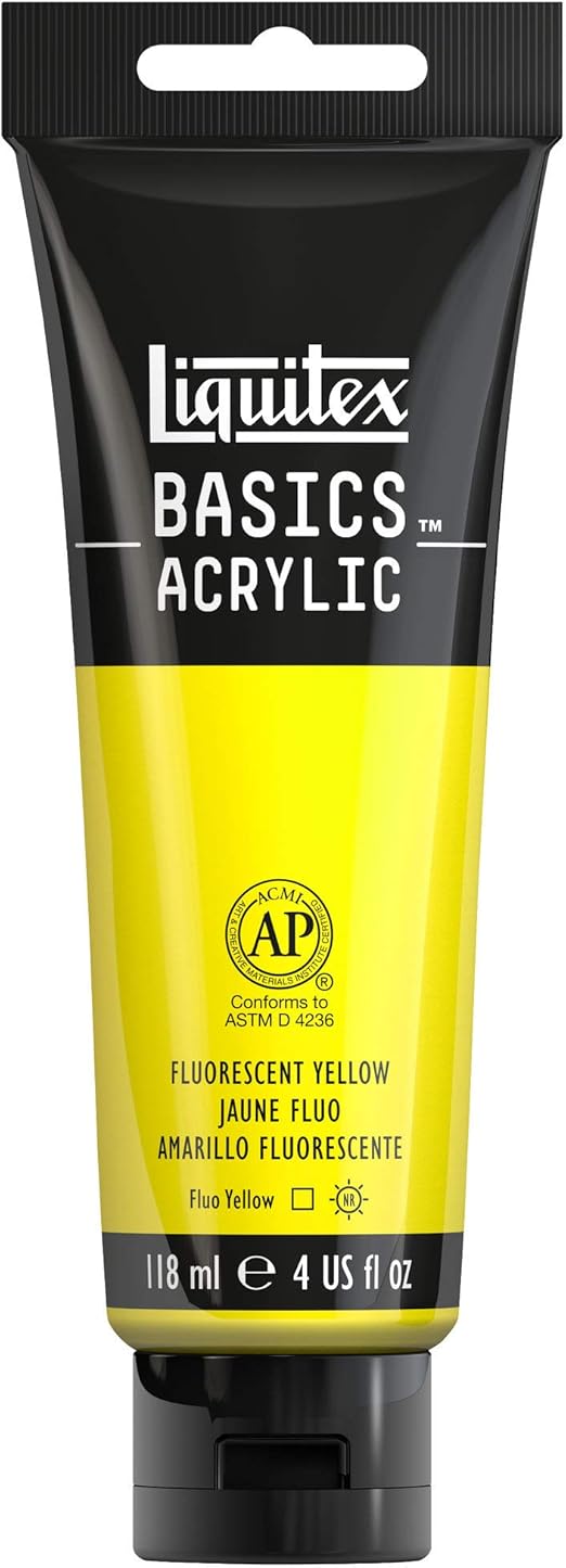 Liquitex Acrylique Basics Tube 118 ml Jaune Fluorescent Amazon.fr Cuisine & Maison