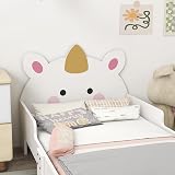 ZONEKIZ Toddler Bed Frame with Unicorn Design for Ages 3-6 Years view 7