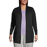 Lands' End Women's Long Sleeve Open Long Cardigan Sweater
